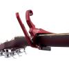 imageKyser QuickChange Guitar Capo for 6string acoustic guitars Black KG6BARuby Red