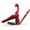 imageKyser QuickChange Guitar Capo for 6string acoustic guitars Black KG6BARuby Red