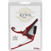 imageKyser QuickChange Guitar Capo for 6string acoustic guitars Black KG6BARuby Red
