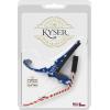imageKyser QuickChange Guitar Capo for 6string acoustic guitars Black KG6BAStars  Stripes