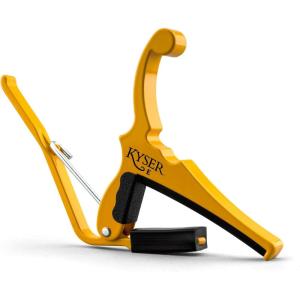 imageFender X Kyser QuickChange Electric Guitar Capo Olympic WhiteButterscotch Blonde