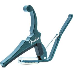 imageFender X Kyser QuickChange Electric Guitar Capo Olympic WhiteSherwood Green