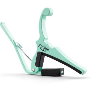 imageFender X Kyser QuickChange Electric Guitar Capo Olympic WhiteSurf Green