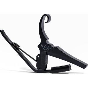 imageKyser LowTension QuickChange Guitar Capo for 6string guitars Matte Blackout KG6LTMatte Black