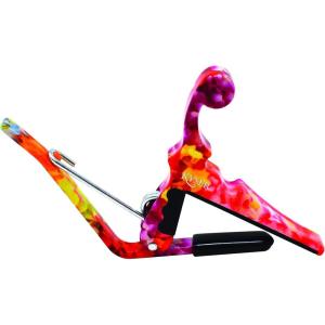 imageKyser QuickChange Capo for ukuleles Pastel Hibiscus KUPHAHawaiian Lei