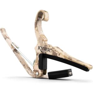 imageKyser QuickChange Guitar Capo for 6string acoustic guitars Black KG6BADesert Camo