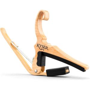 imageKyser QuickChange Guitar Capo for 6string acoustic guitars Black KG6BAMaple