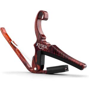 imageKyser QuickChange Guitar Capo for 6string acoustic guitars Black KG6BARosewood