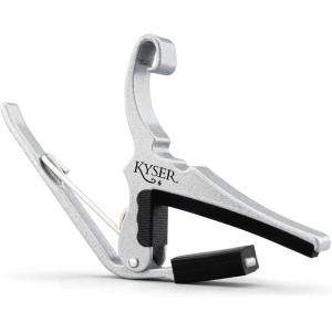 imageKyser QuickChange Guitar Capo for 6string acoustic guitars Black KG6BASilver